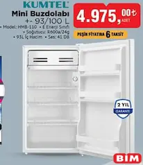 KUMTEL MİNİ BUZDOLABI